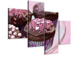 modern-4-piece-canvas-print-muffins