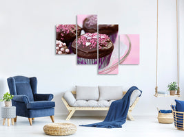 modern-4-piece-canvas-print-muffins