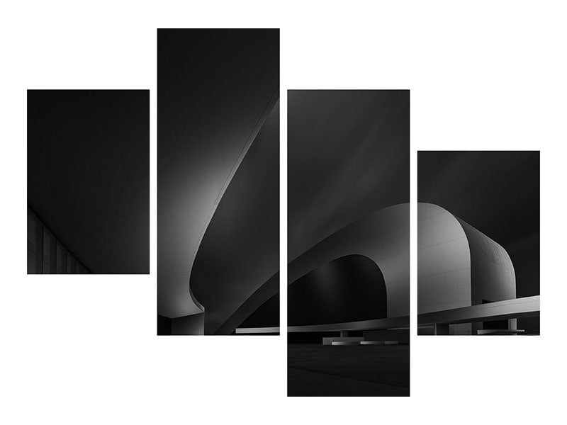 modern-4-piece-canvas-print-niemeyer-space