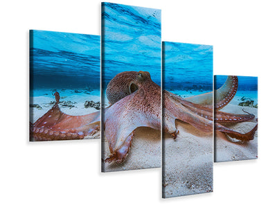 modern-4-piece-canvas-print-octopus