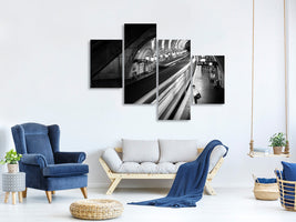 modern-4-piece-canvas-print-paris-metro