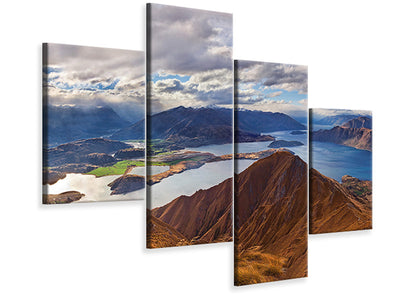 modern-4-piece-canvas-print-roys-peak