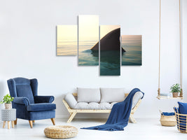 modern-4-piece-canvas-print-shark-fin