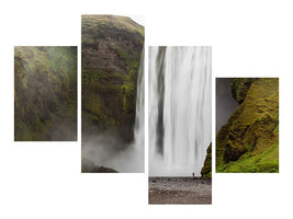 modern-4-piece-canvas-print-skogafoss