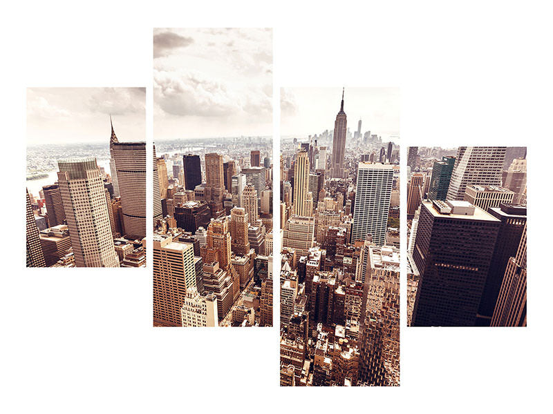 modern-4-piece-canvas-print-skyline-over-the-roofs-of-manhattan