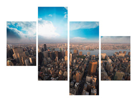 modern-4-piece-canvas-print-skyline-over-the-rooftops-of-manhattan