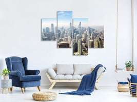 modern-4-piece-canvas-print-skyscraper-chicago