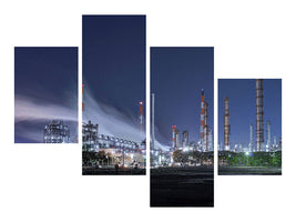 modern-4-piece-canvas-print-smoke-exhaust