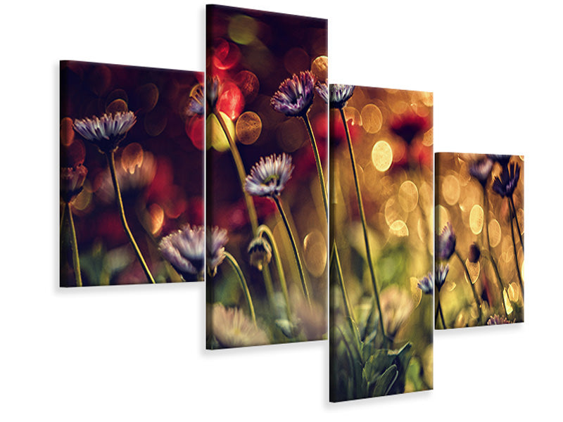 modern-4-piece-canvas-print-summer-flowers