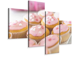 modern-4-piece-canvas-print-sweet-cupcake