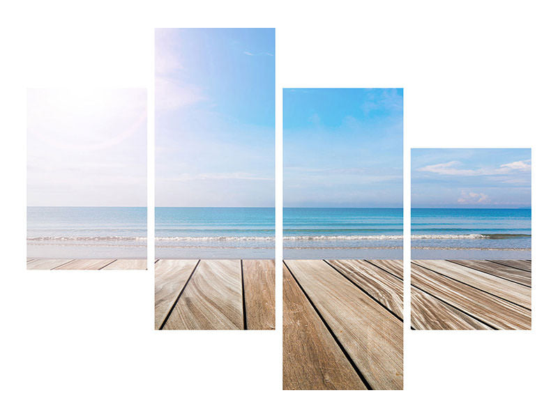 modern-4-piece-canvas-print-the-beautiful-beach-house