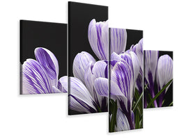 modern-4-piece-canvas-print-the-crocus