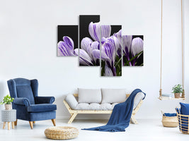 modern-4-piece-canvas-print-the-crocus