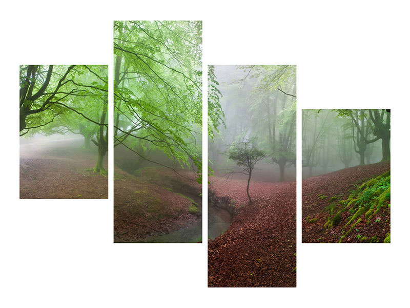modern-4-piece-canvas-print-the-forest-maravillador-iii