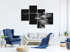 modern-4-piece-canvas-print-the-guitar-game