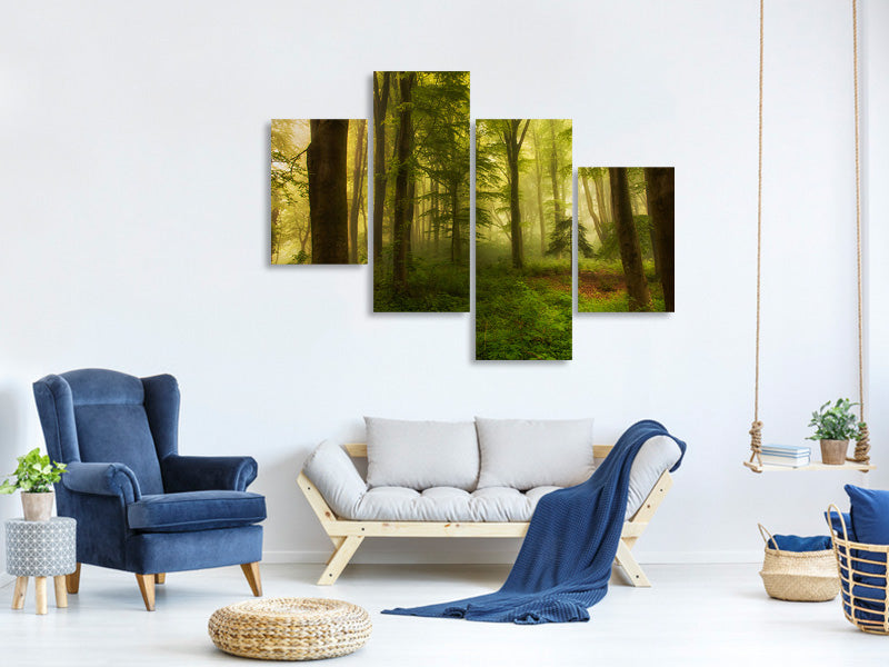 modern-4-piece-canvas-print-the-little-tree