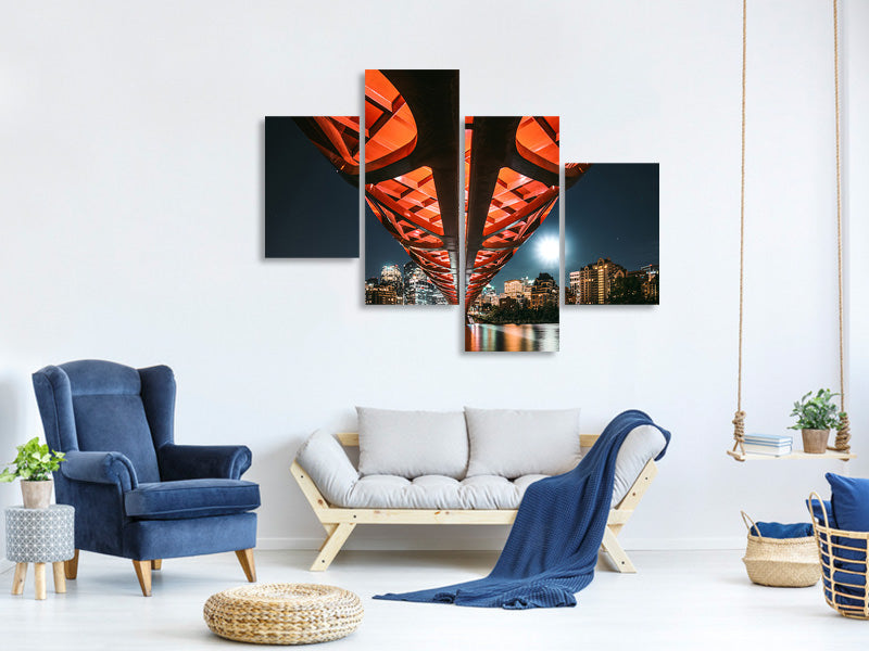 modern-4-piece-canvas-print-the-main-artery