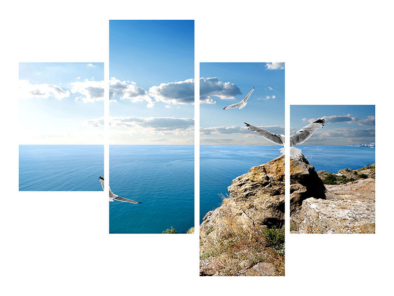 modern-4-piece-canvas-print-the-seagulls-and-the-sea