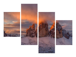 modern-4-piece-canvas-print-the-story-of-the-one-sunrise