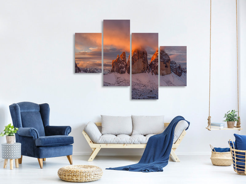 modern-4-piece-canvas-print-the-story-of-the-one-sunrise