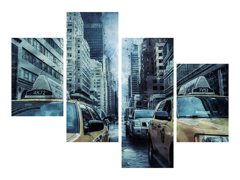 modern-4-piece-canvas-print-thunderstorm-in-new-york