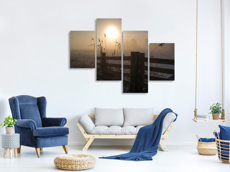 modern-4-piece-canvas-print-winter-mood