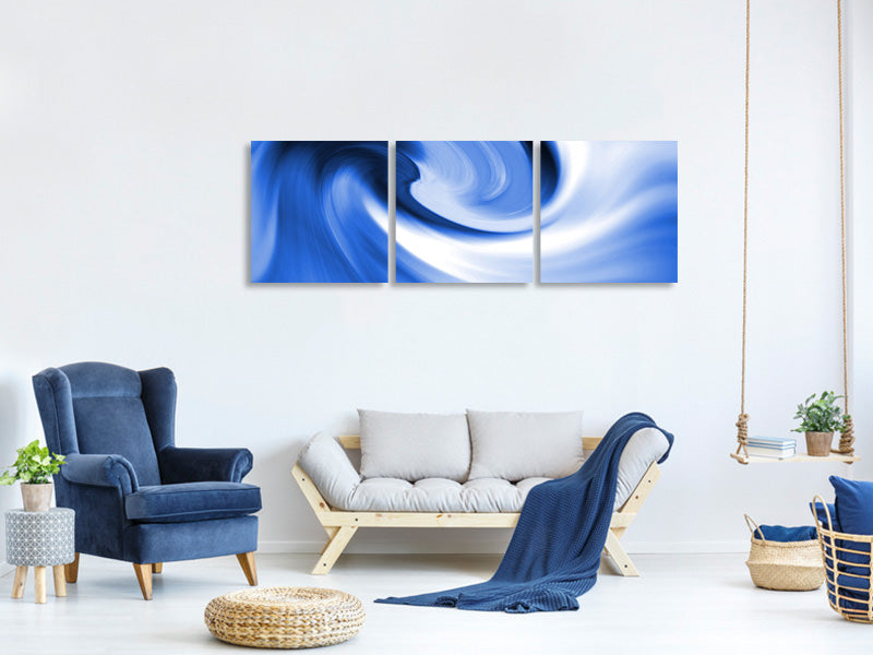 panoramic-3-piece-canvas-print-abstract-blue-wave