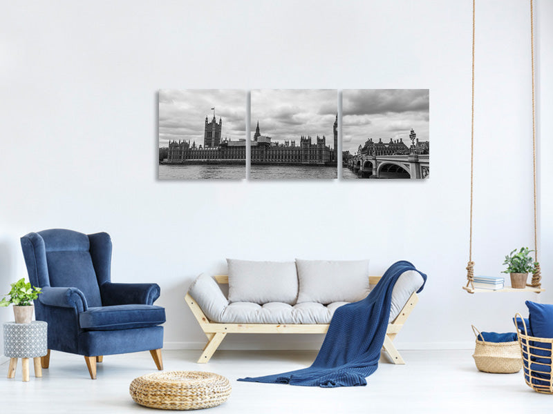 panoramic-3-piece-canvas-print-clouds-over-london