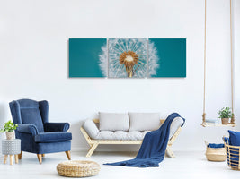 panoramic-3-piece-canvas-print-dandelion-a