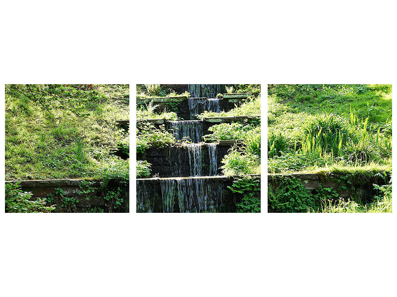 panoramic-3-piece-canvas-print-design-waterfall