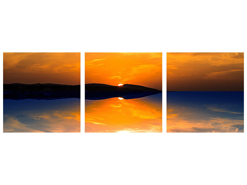 panoramic-3-piece-canvas-print-fantastic-evening-mood