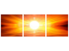 panoramic-3-piece-canvas-print-glowing-sunset