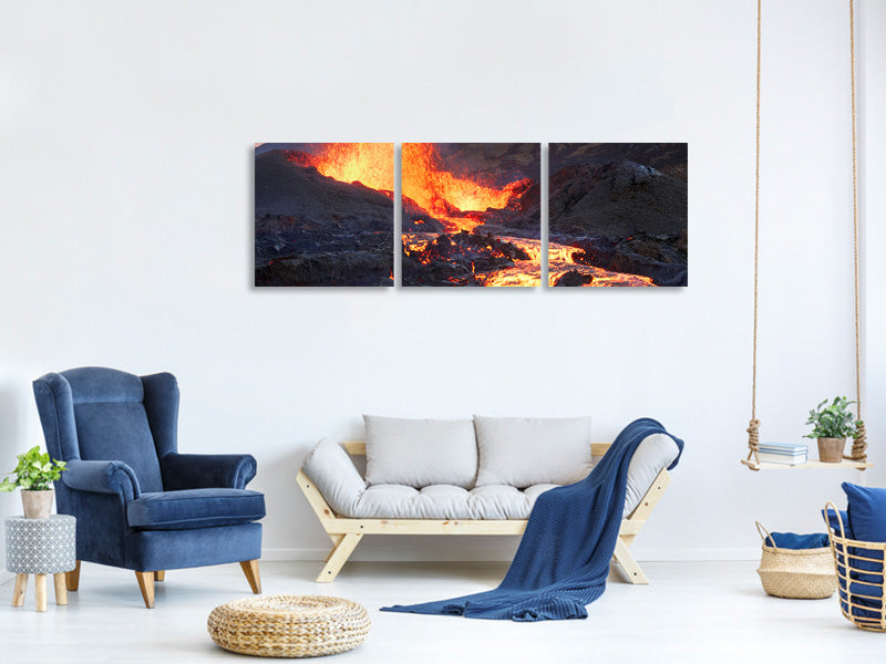 panoramic-3-piece-canvas-print-la-fournaise-volcano