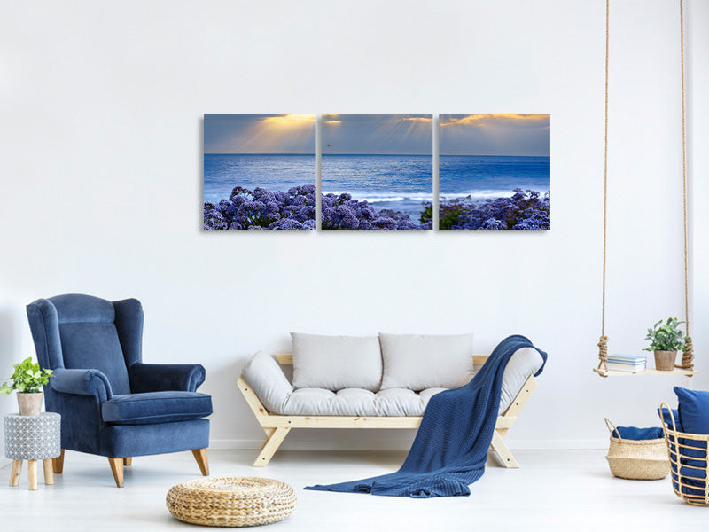 panoramic-3-piece-canvas-print-lavender-and-sea