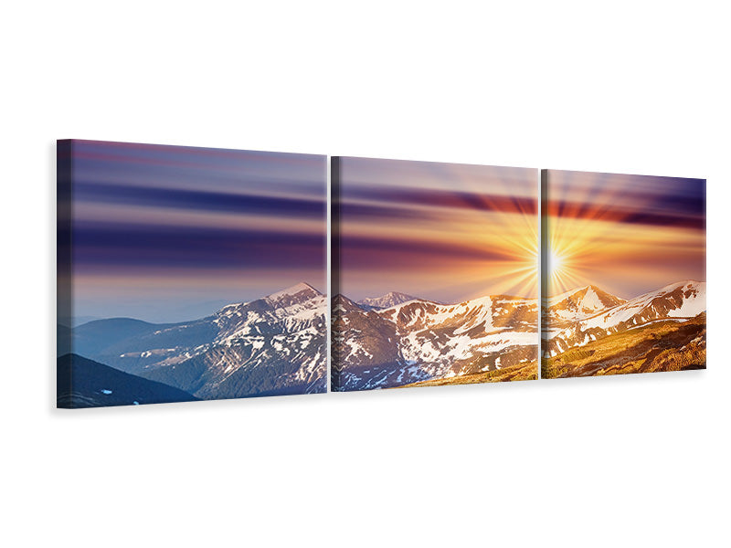 panoramic-3-piece-canvas-print-majestic-sunset-at-the-mountain