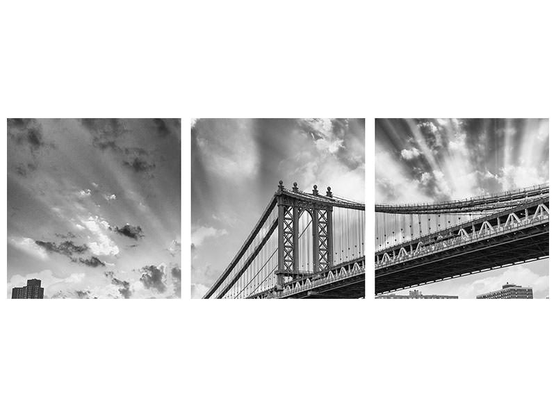 panoramic-3-piece-canvas-print-manhattan-bridge