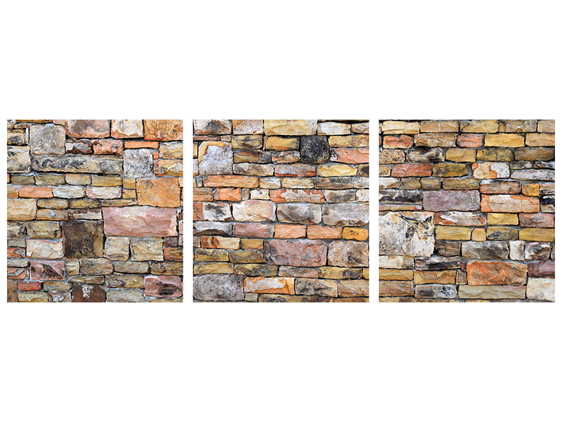 panoramic-3-piece-canvas-print-old-stone-wall