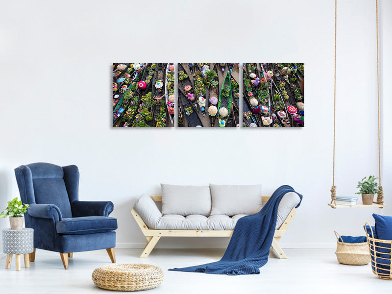 panoramic-3-piece-canvas-print-pasar-terapung