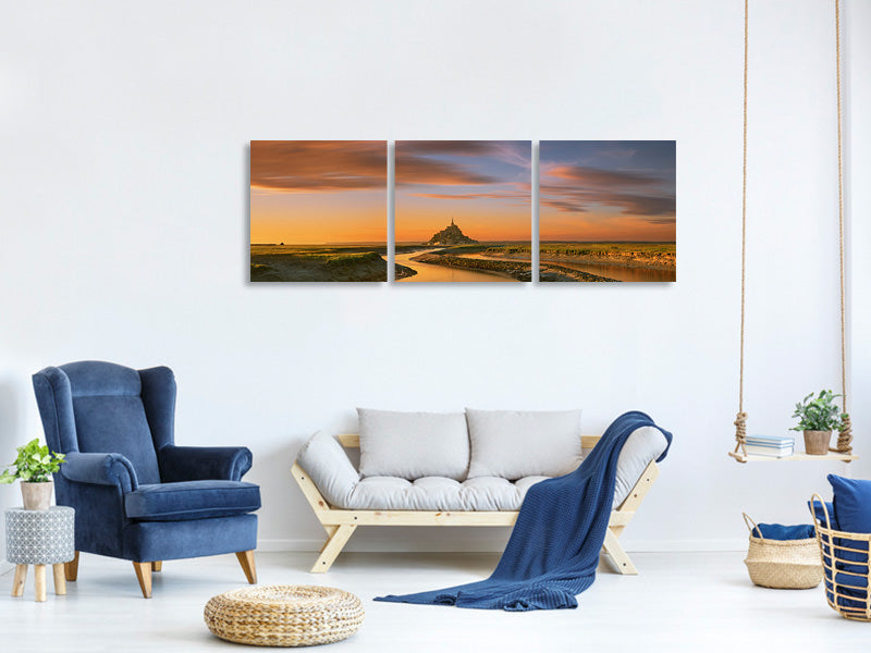 panoramic-3-piece-canvas-print-saint-michel