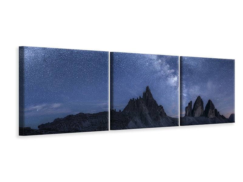 panoramic-3-piece-canvas-print-stars-in-the-dolomites