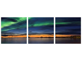 panoramic-3-piece-canvas-print-sunset-at-andenes