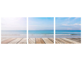 panoramic-3-piece-canvas-print-the-beautiful-beach-house