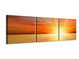 panoramic-3-piece-canvas-print-the-sunset-ii