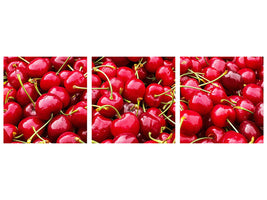 panoramic-3-piece-canvas-print-xl-cherries