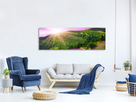 panoramic-canvas-print-a-summer-landscape-at-sunrise