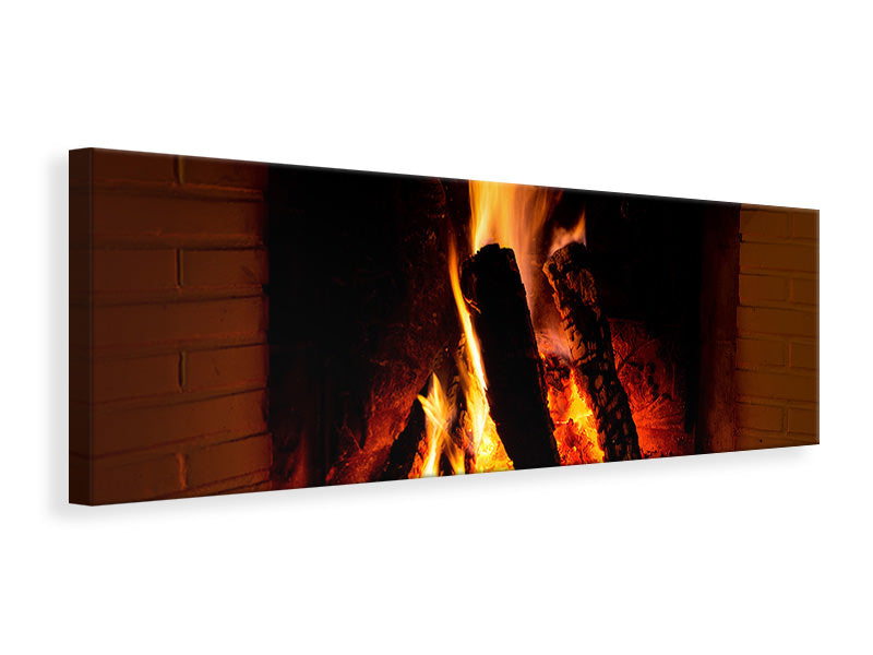 panoramic-canvas-print-fire-in-the-chimney