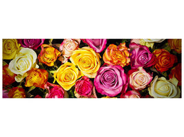 panoramic-canvas-print-many-colorful-rose-petals