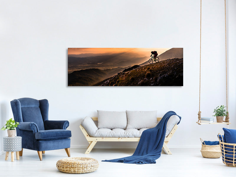 panoramic-canvas-print-sunset-ride