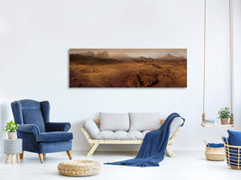 panoramic-canvas-print-volcanic-landscape-in-the-morning-fog