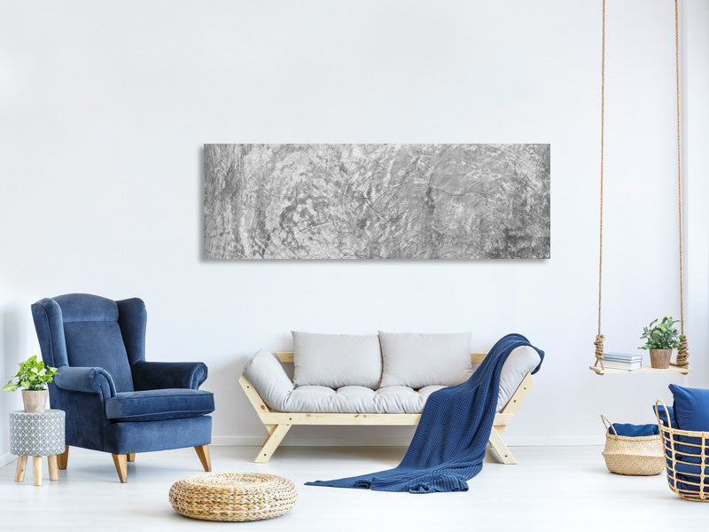 panoramic-canvas-print-wipe-technique-in-gray